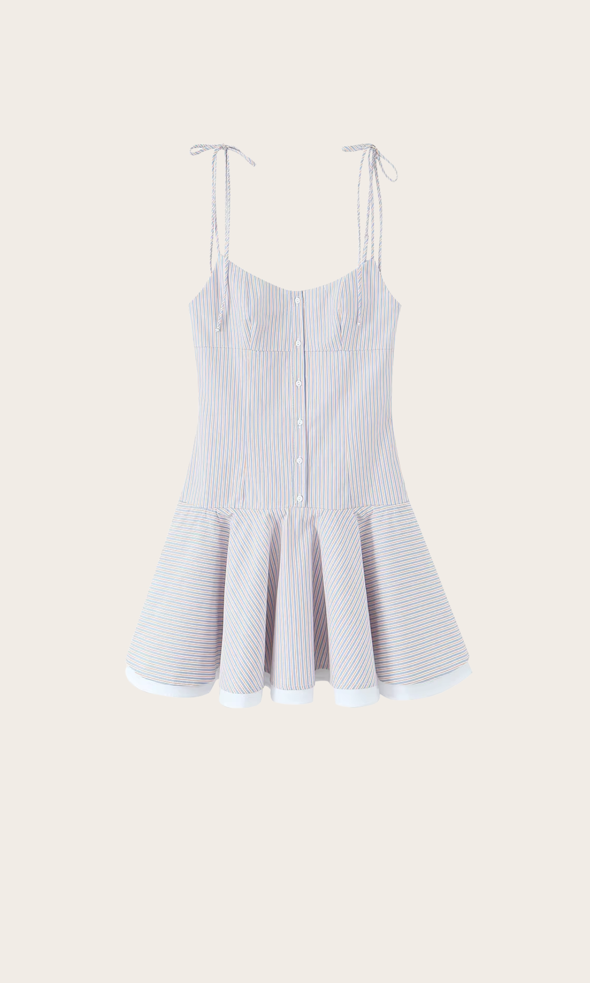 DANY Gestreiftes Mini-Kleid