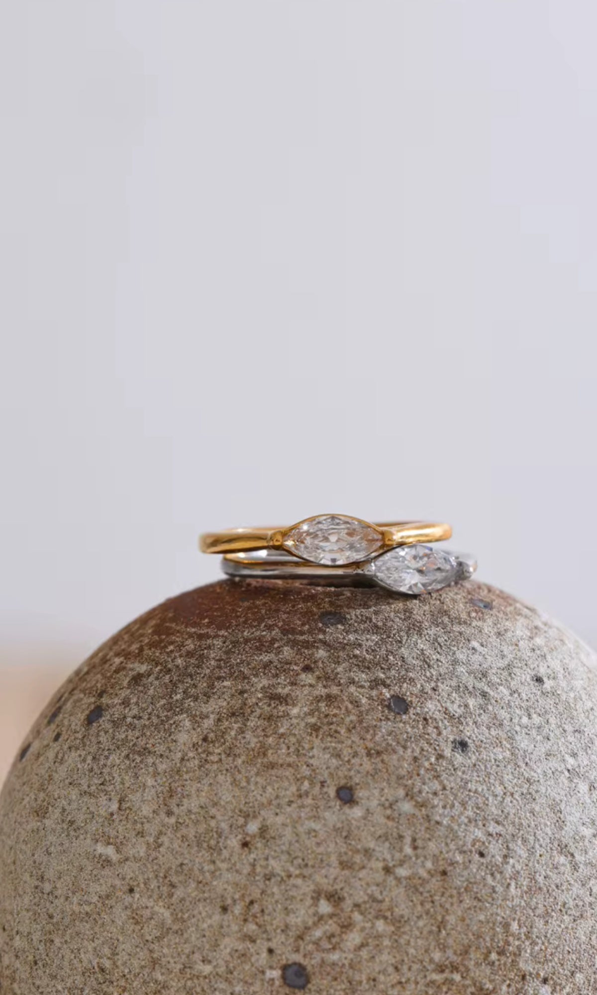 LUNE Ring aus Edelstahl | Wasserfester Statement-Ring