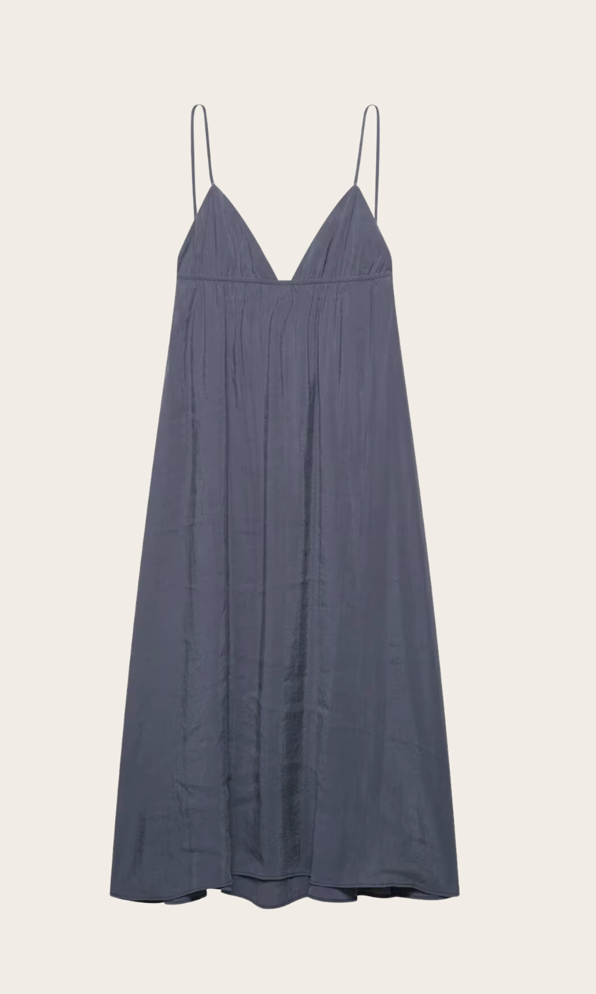 MALU – Hänger Maxikleid in Anthrazit