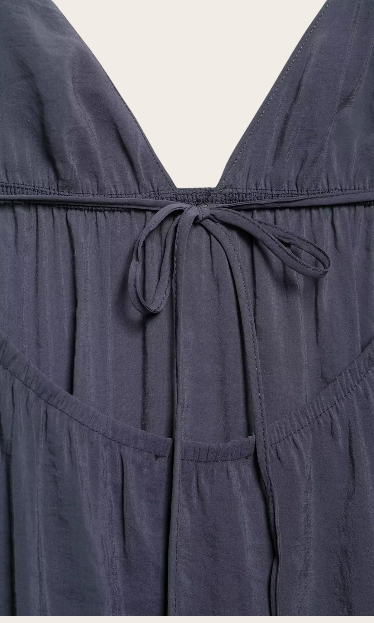 MALU – Hänger Maxikleid in Anthrazit
