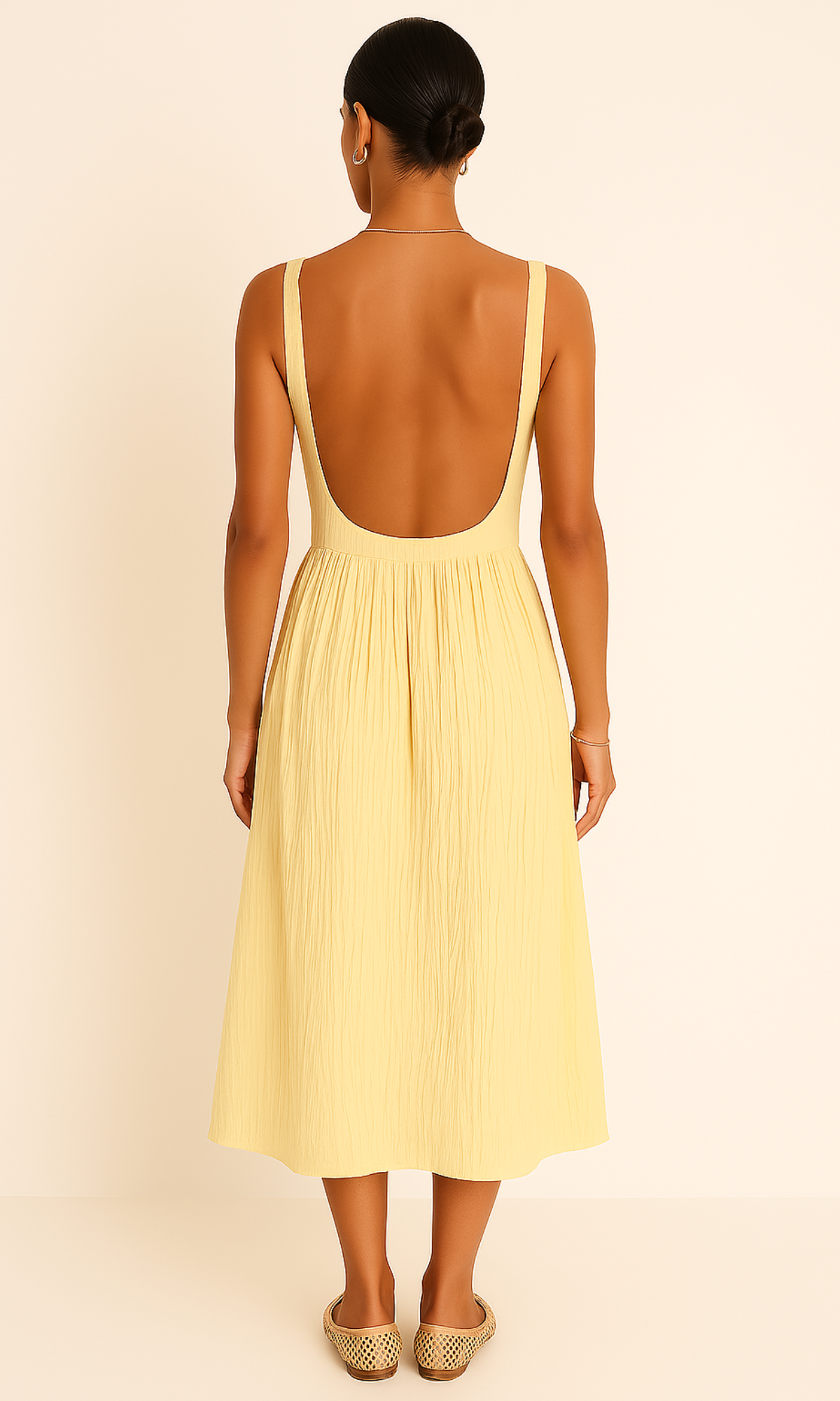 KENDALL Dress in Buttergelb
