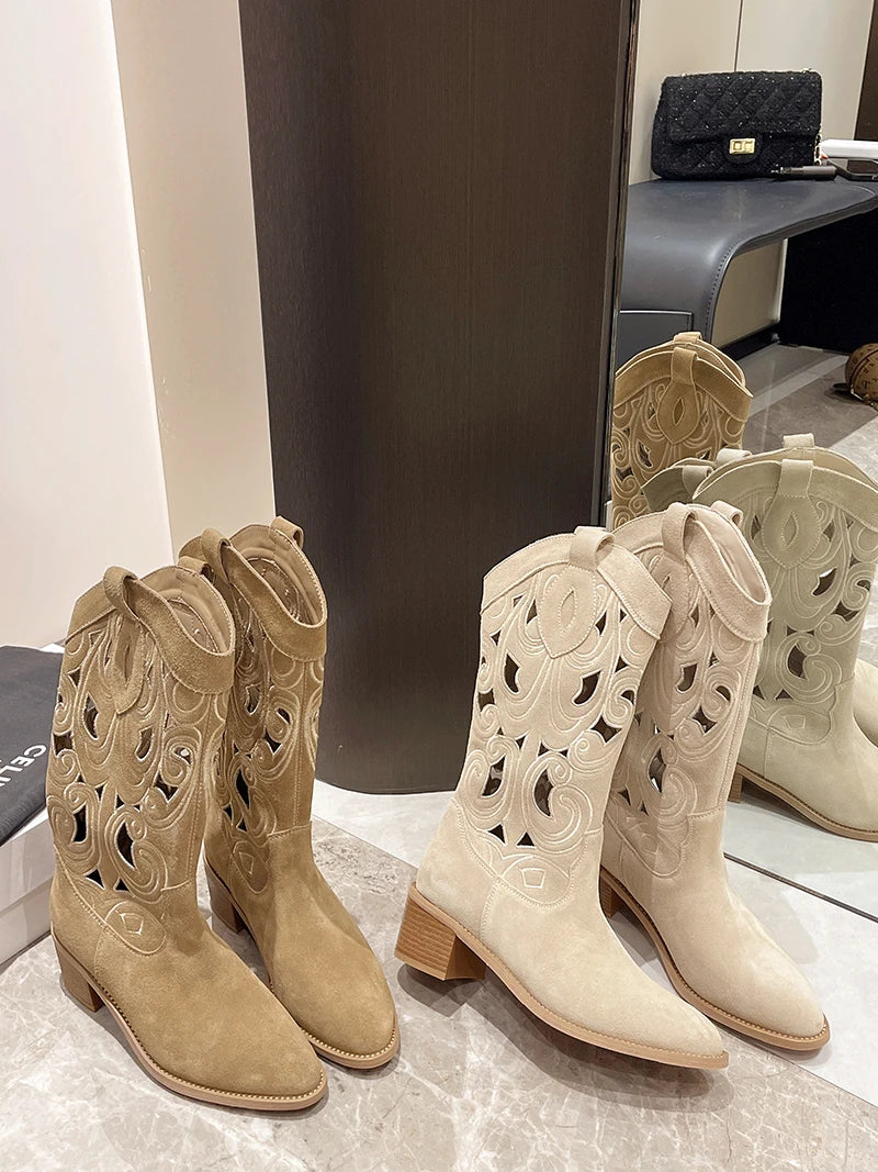 AVA: Trendige Cowboy-Boots im Western Style