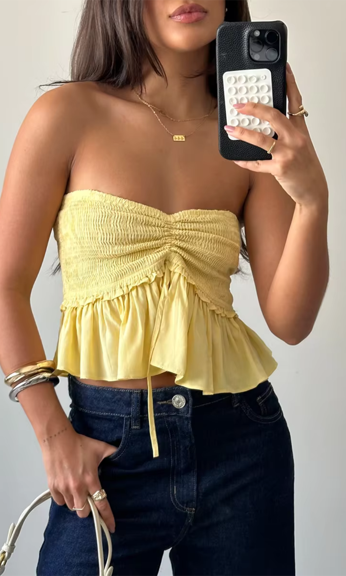 LAMIA Top – Butter Yellow