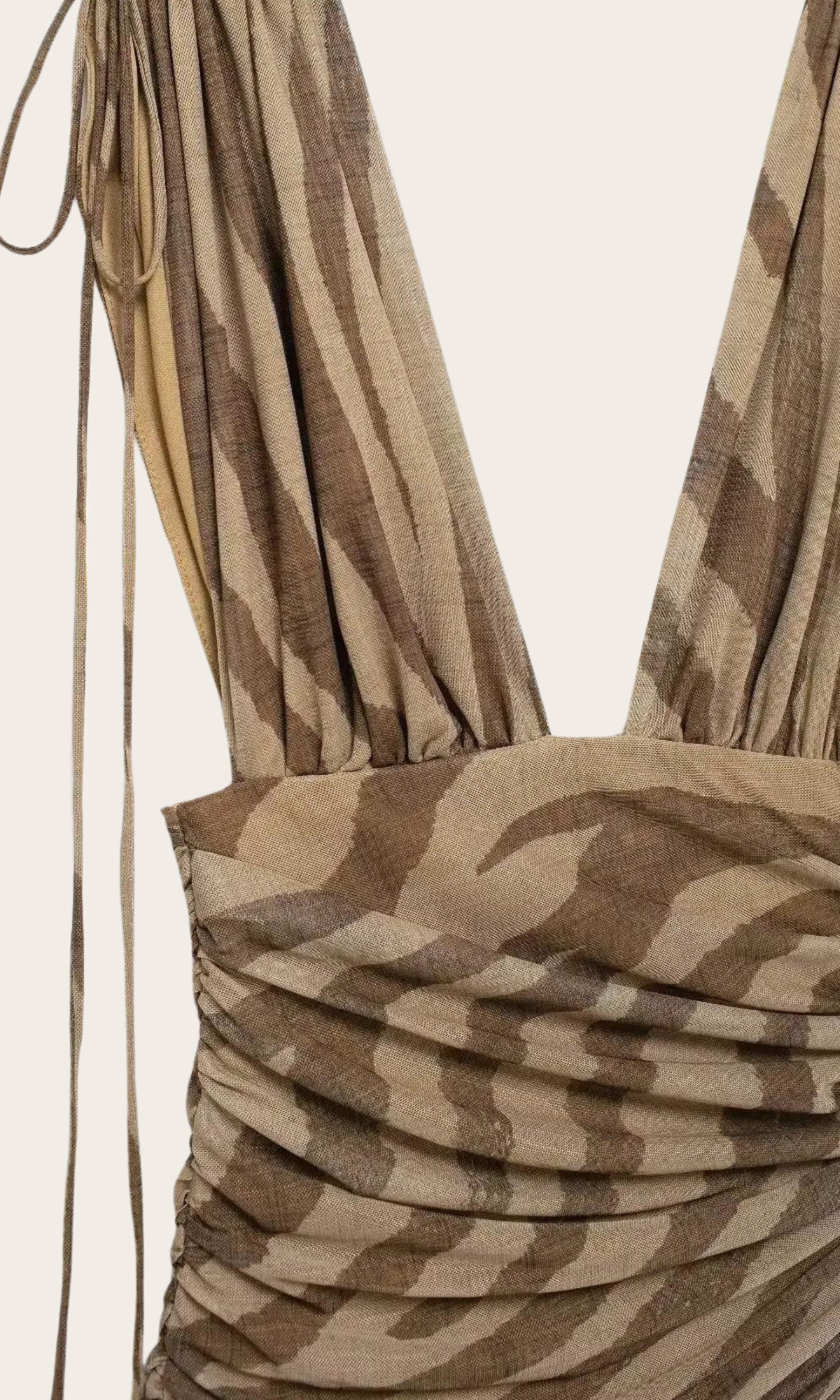 ZEBRA: Elegantes Zebra-Print Mini- Kleid