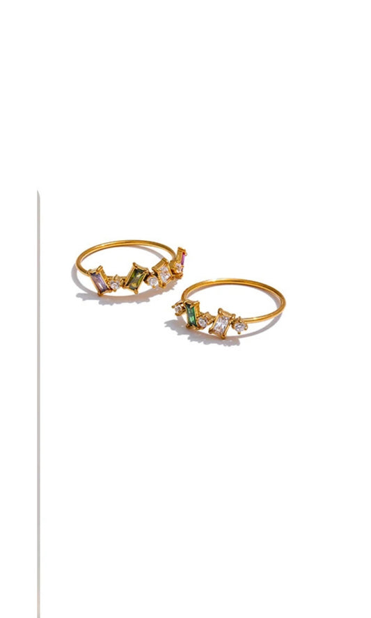 STELLA Ring aus Edelstahl | Wasserfest