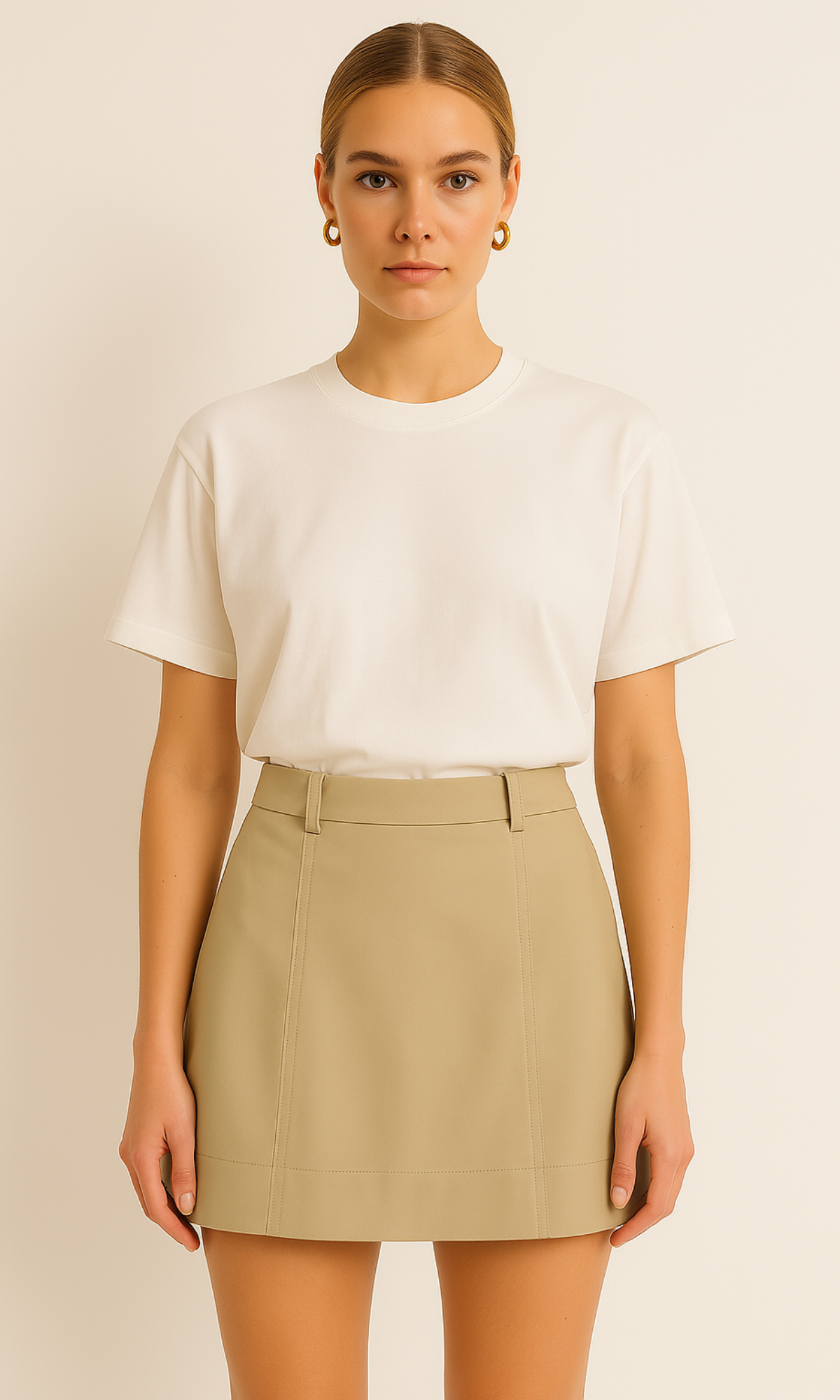 MAREN Mini-Rock in Beige