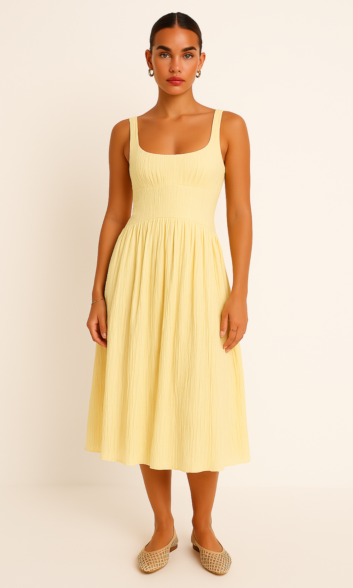 KENDALL Dress in Buttergelb