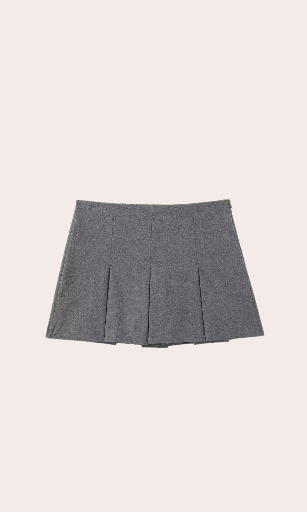 LENA Mini-Skort in Grau